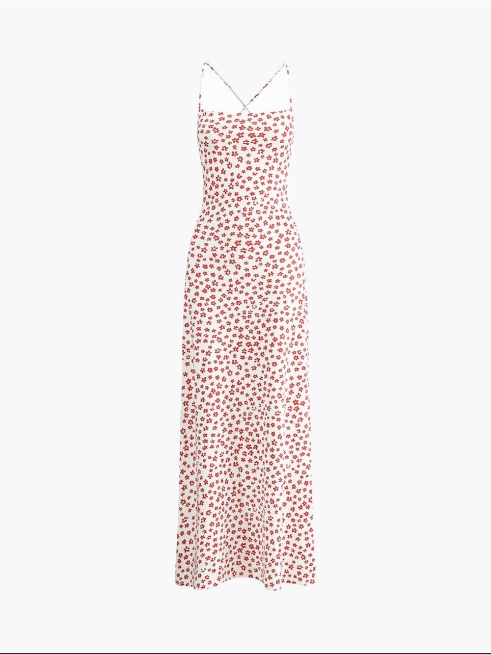 Strappy Floral Print Long Dress - Picture 2 of 7